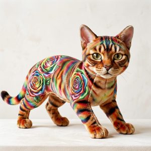 Rainbow Bengal Cat
