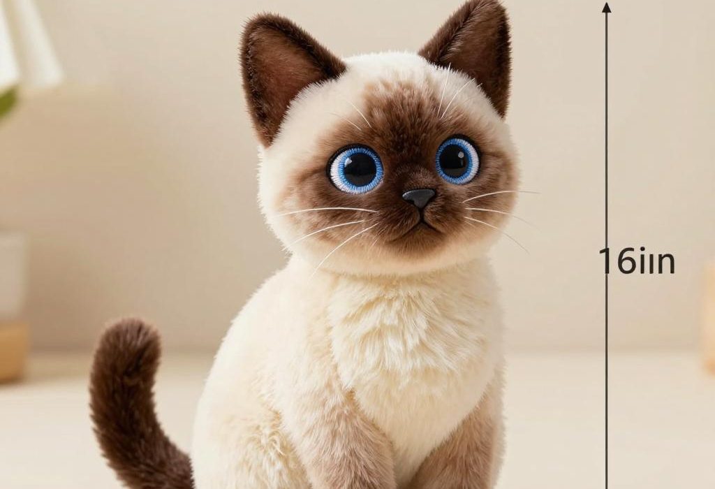 Siamkatze mit blauen Augen